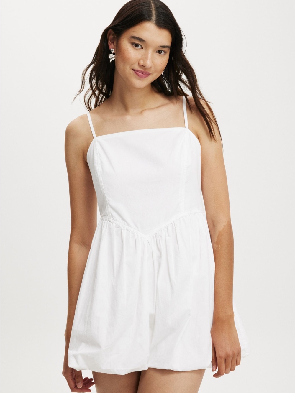 Cotton On White Square Neck Sundress